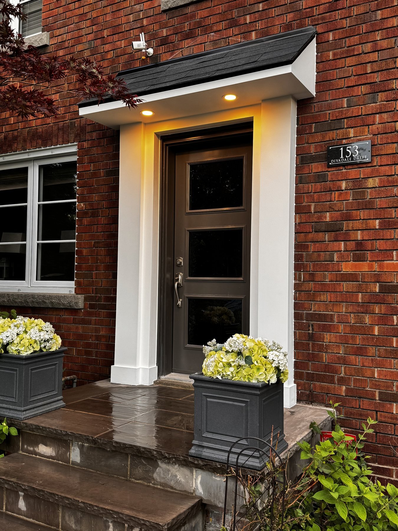 Exterior entry renovation serving Burlington homeowners